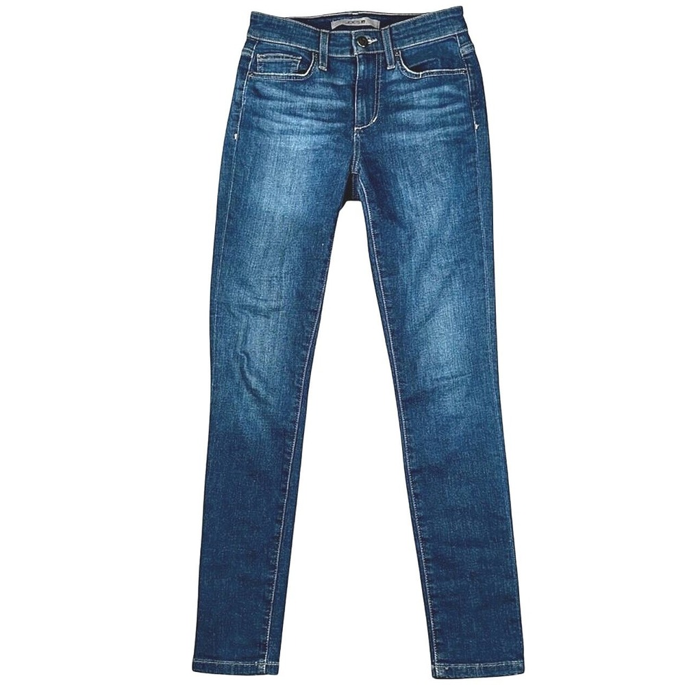 Joe's Jeans The Icon Skinny Jeans Women's 25 Blue Mid Rise Lyocell Stretch Ankle